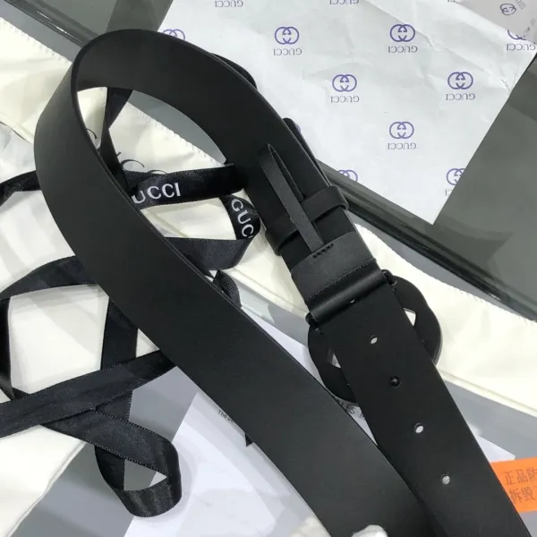 Gucci GG Marmont Leather Belt Black - 3