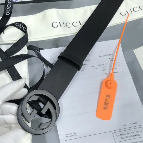 Gucci GG Marmont Leather Belt Black - 6