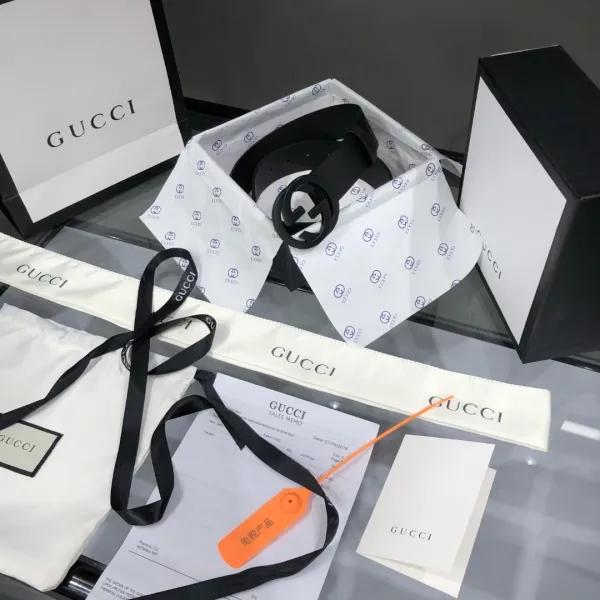 Gucci GG Marmont Leather Belt Black - 7