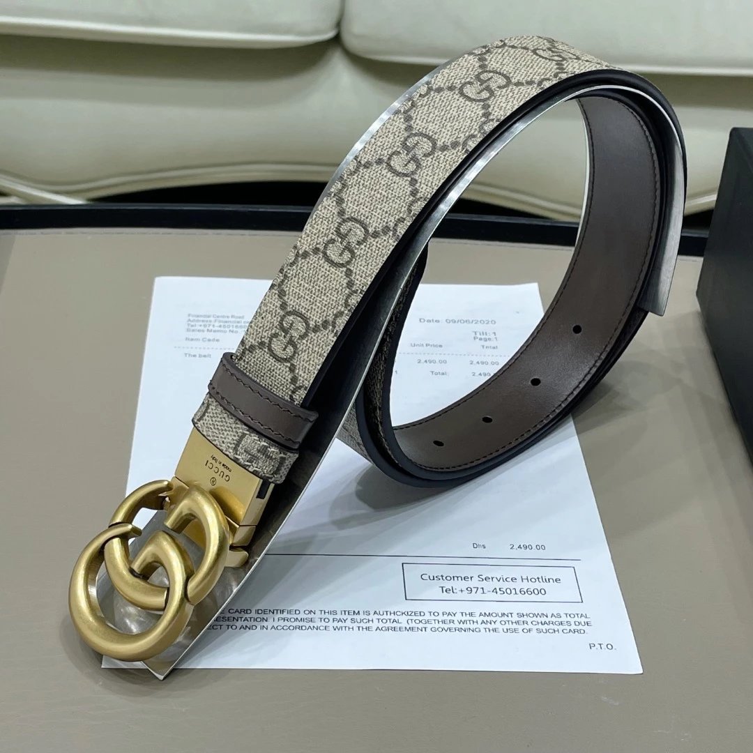 Gucci GG Supreme Belt