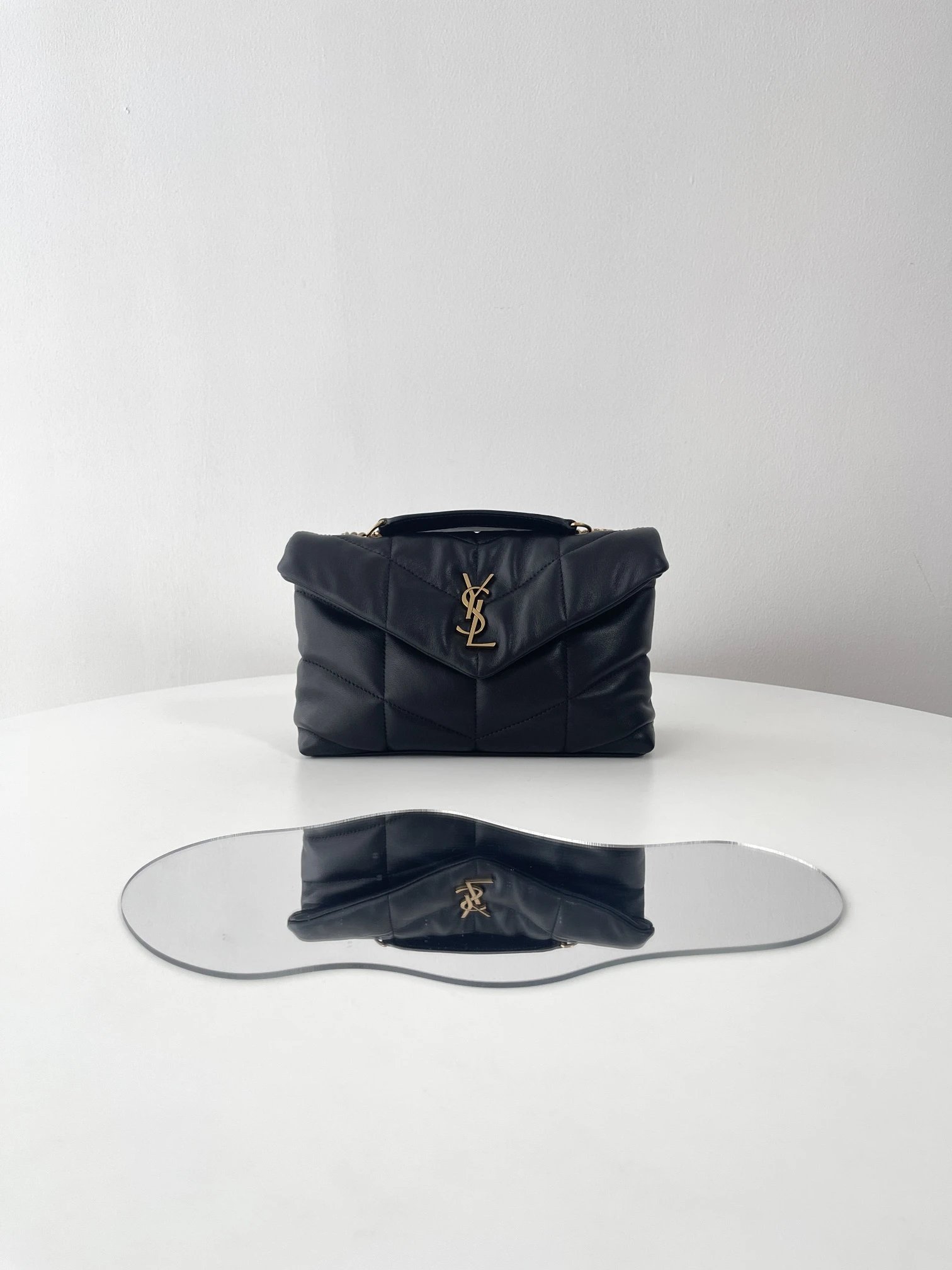 Black gold buckle