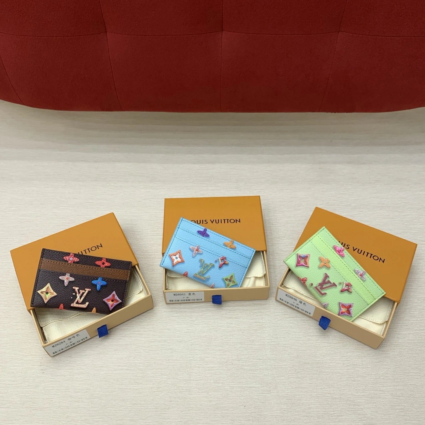 Louis Vuitton Embroidered Card Holder