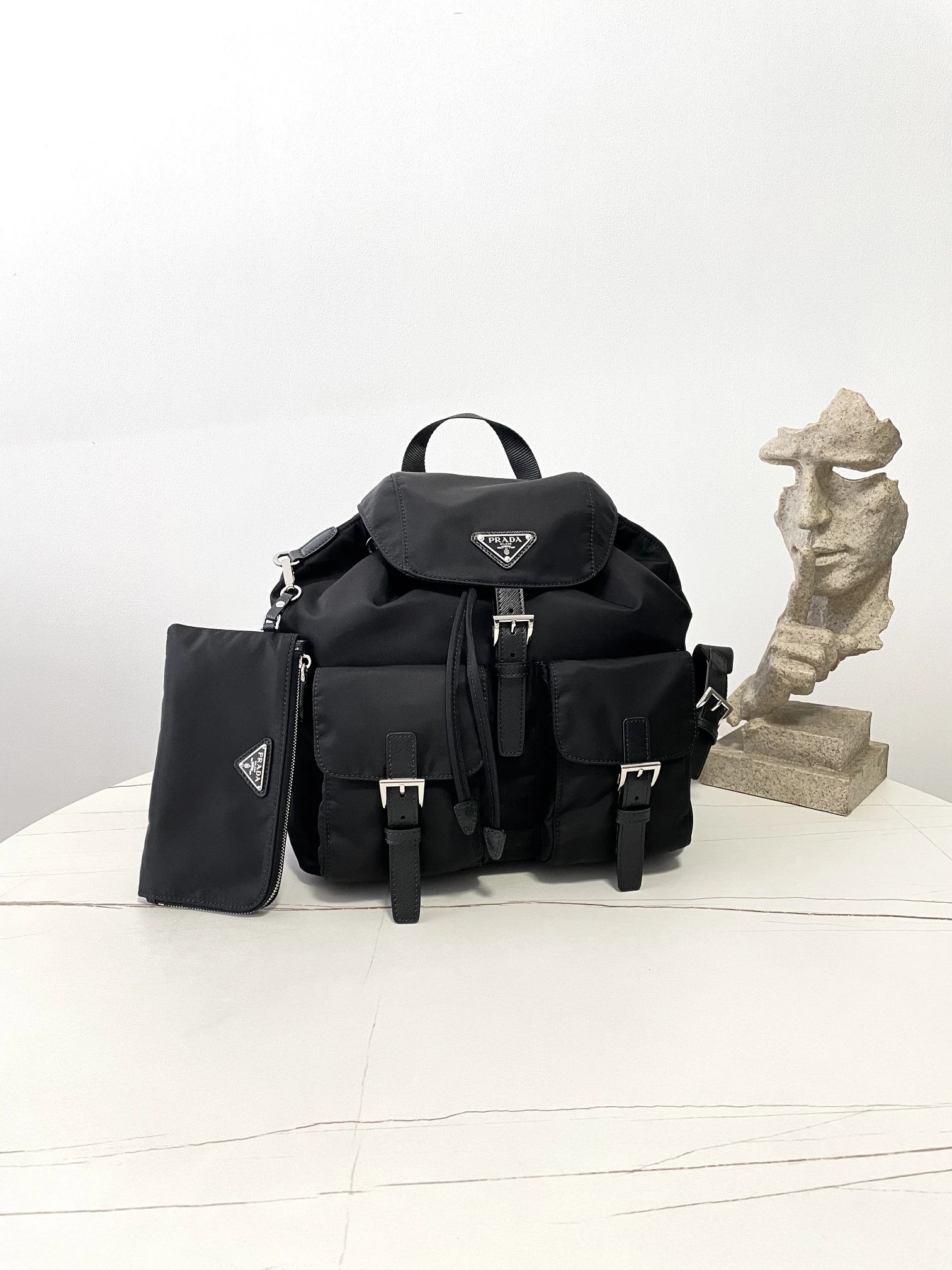 Prada Re-Nylon Backpack with D