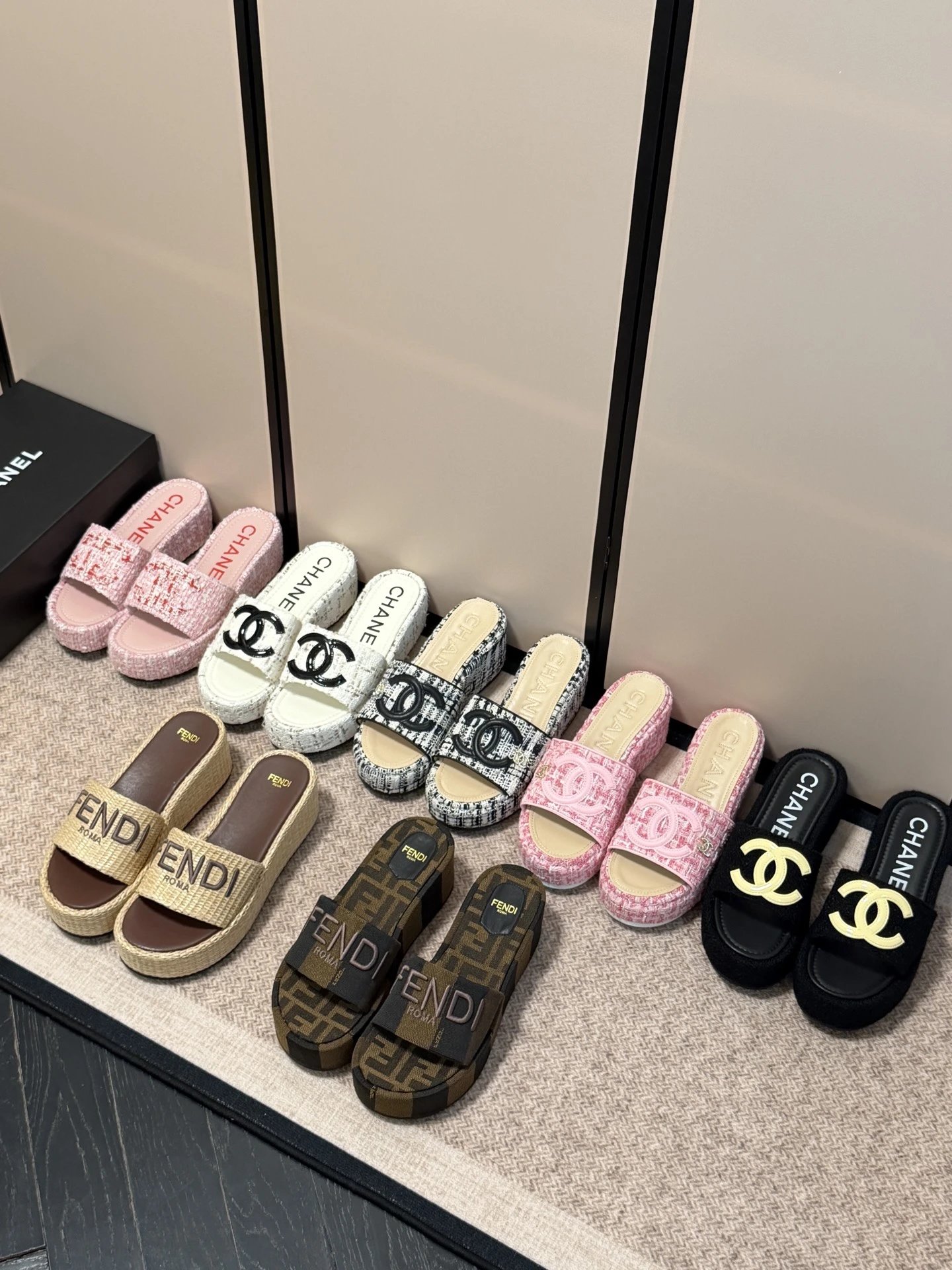 Embroidered Logo Slippers