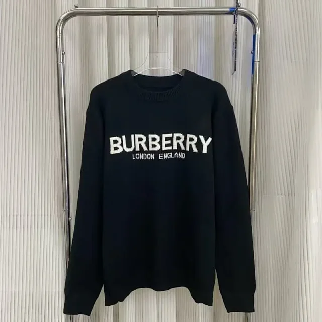 Burberry Knitwear Crewneck Logo Knit Sweater product detail image 5