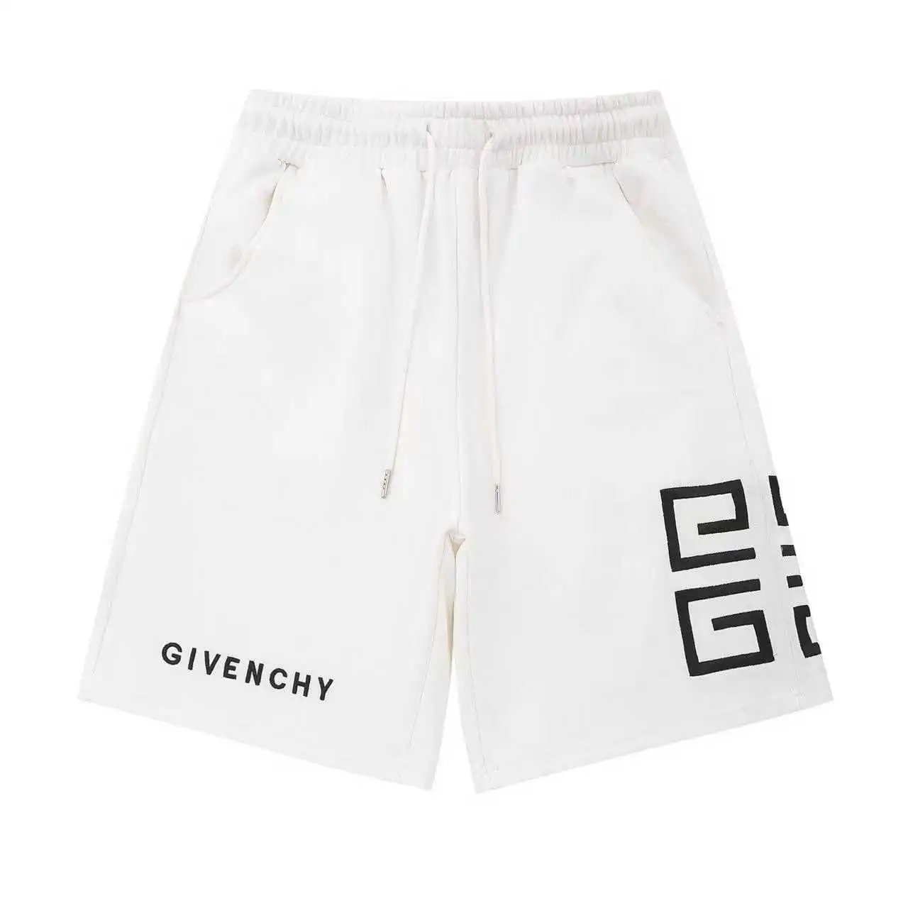 Prada Shorts Elastic-Waist Nylon Logo-Plaque — 3