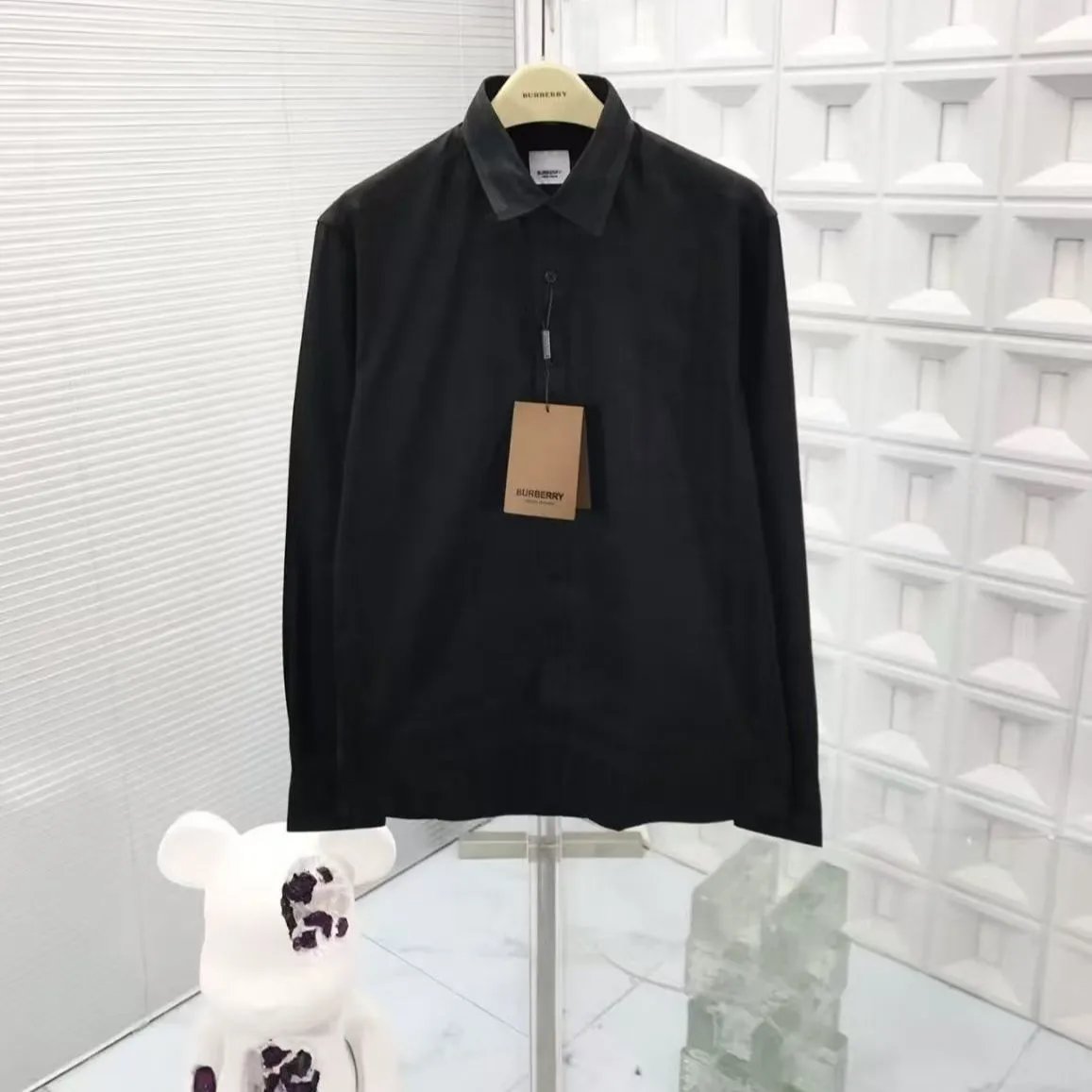 Burberry Shirts Check Button-Down Shirt — 13