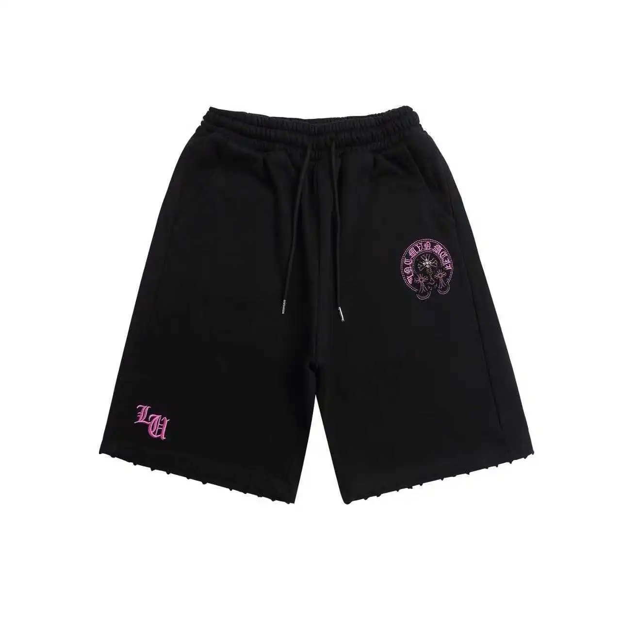 Prada Shorts Elastic-Waist Nylon Logo-Plaque — 10
