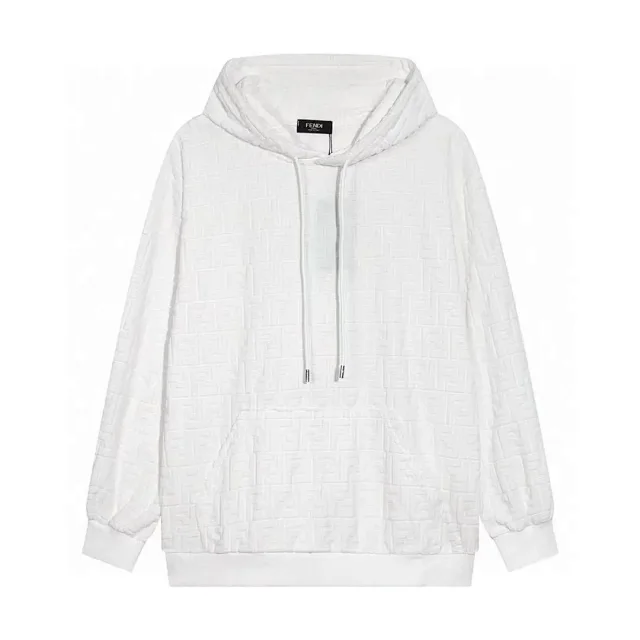 Fendi Hoodies & Sweatshirts FF monogram pullover hoodie product detail image 7