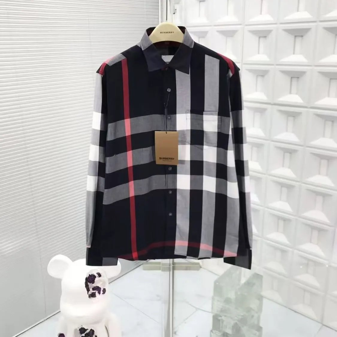 Burberry Shirts Check Button-Down Shirt — 4