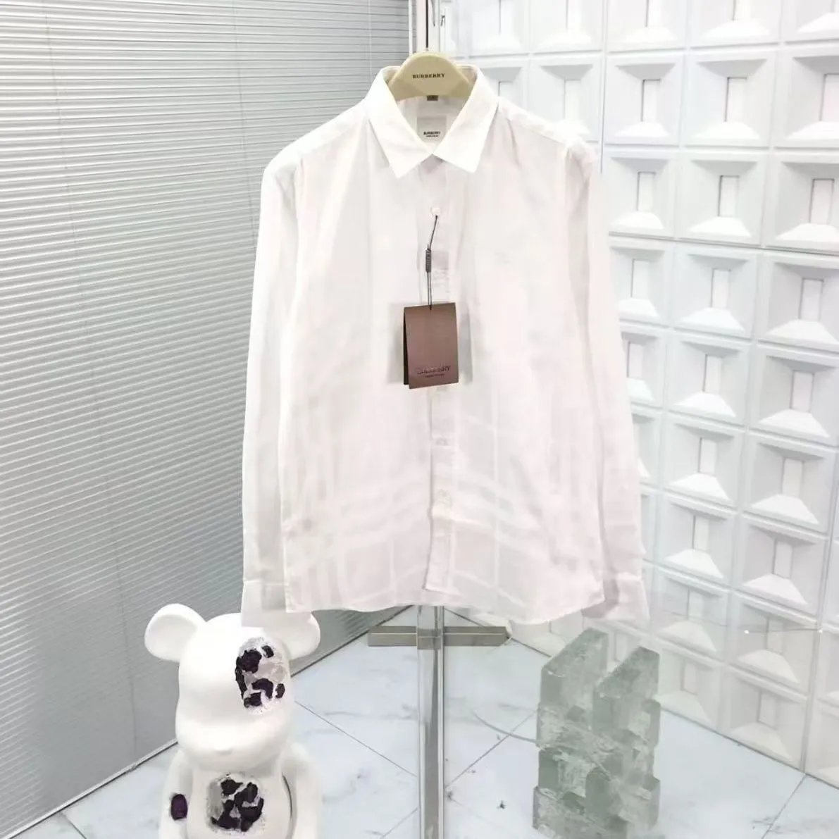Burberry Shirts Check Button-Down Shirt image 11