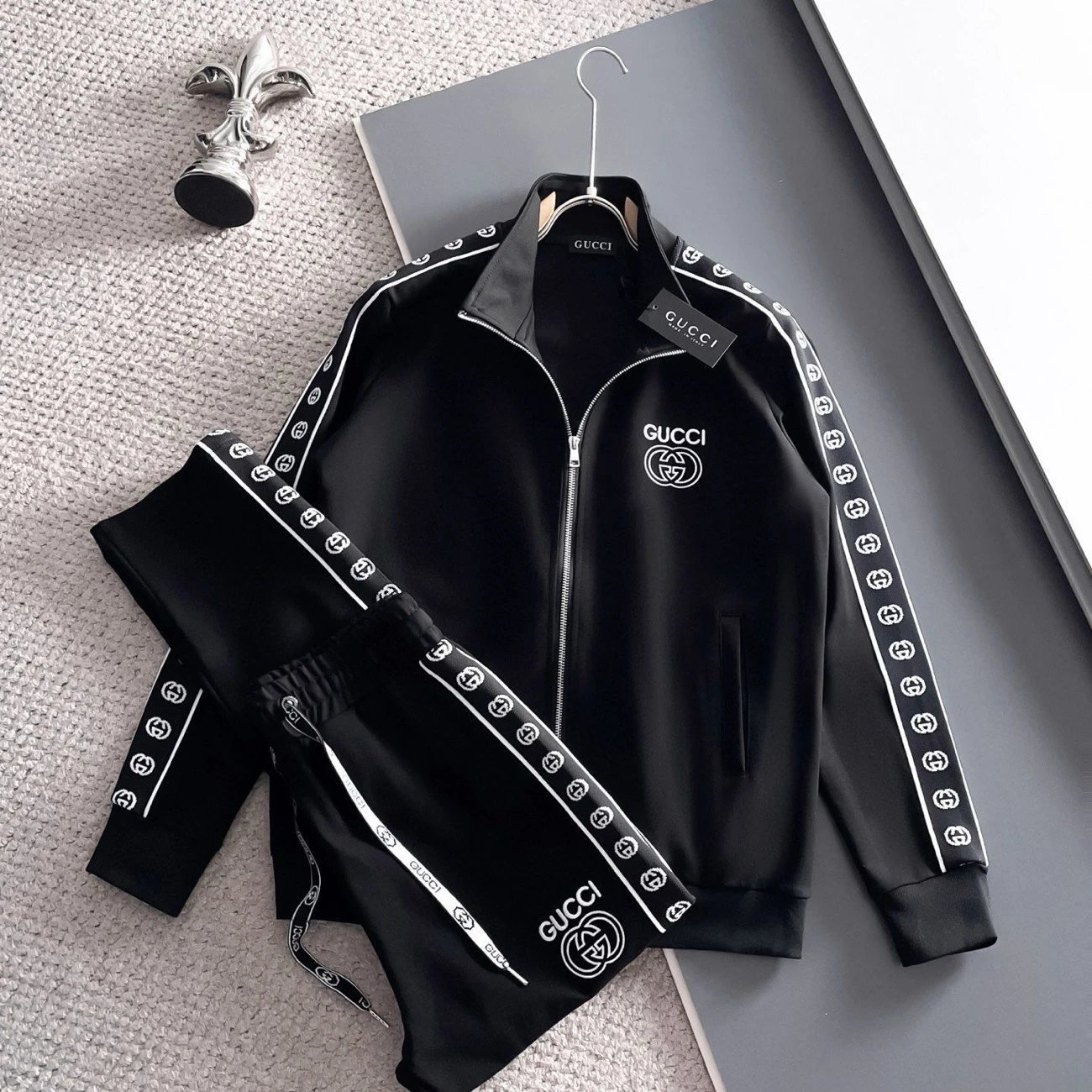 Prada Matching Sets Zip-Up Jacket and Joggers Set image 15
