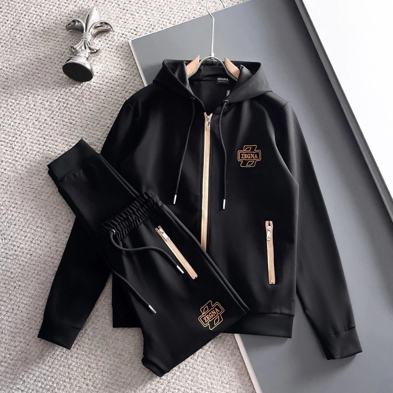 Prada Matching Sets Zip-Up Jacket and Joggers Set image 12