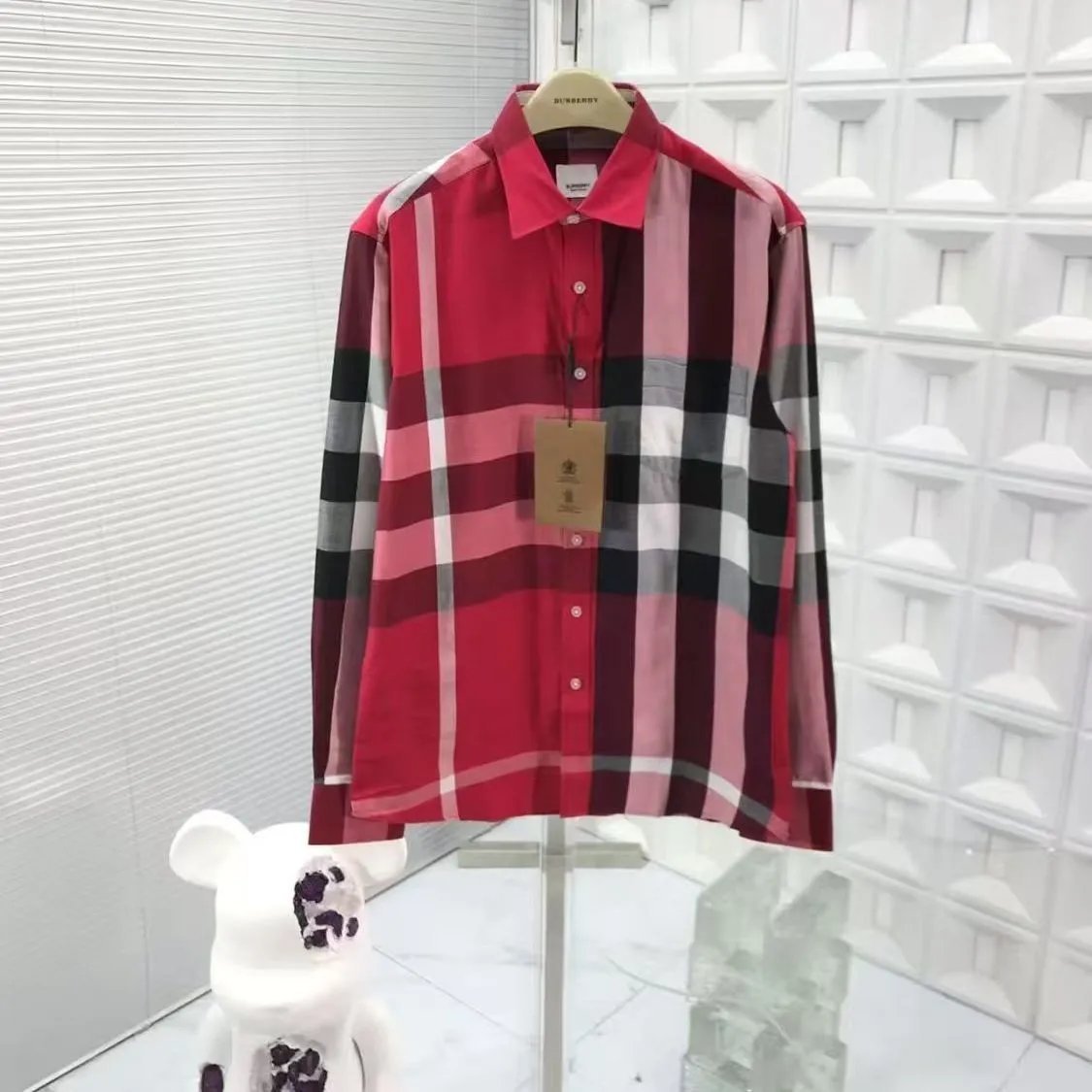 Burberry Shirts Check Button-Down Shirt — 3