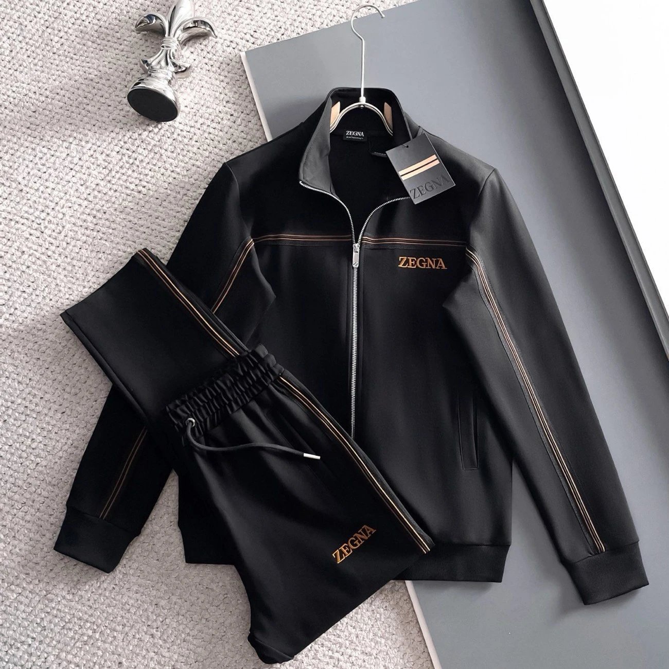 Prada Matching Sets Zip-Up Jacket and Joggers Set image 14