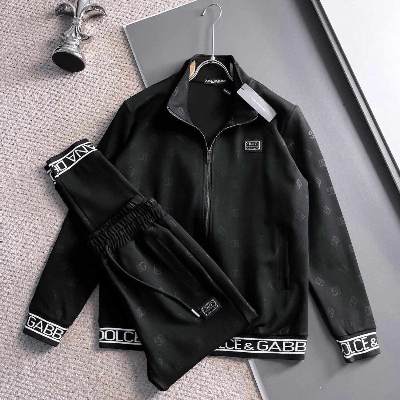 Prada Matching Sets Zip-Up Jacket and Joggers Set image 11