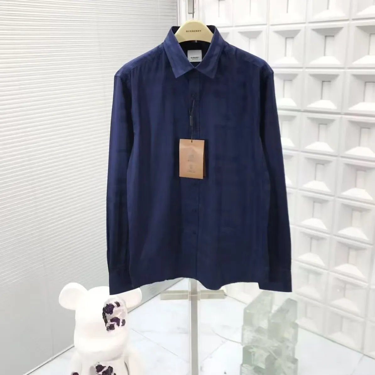 Burberry Shirts Check Button-Down Shirt — 14
