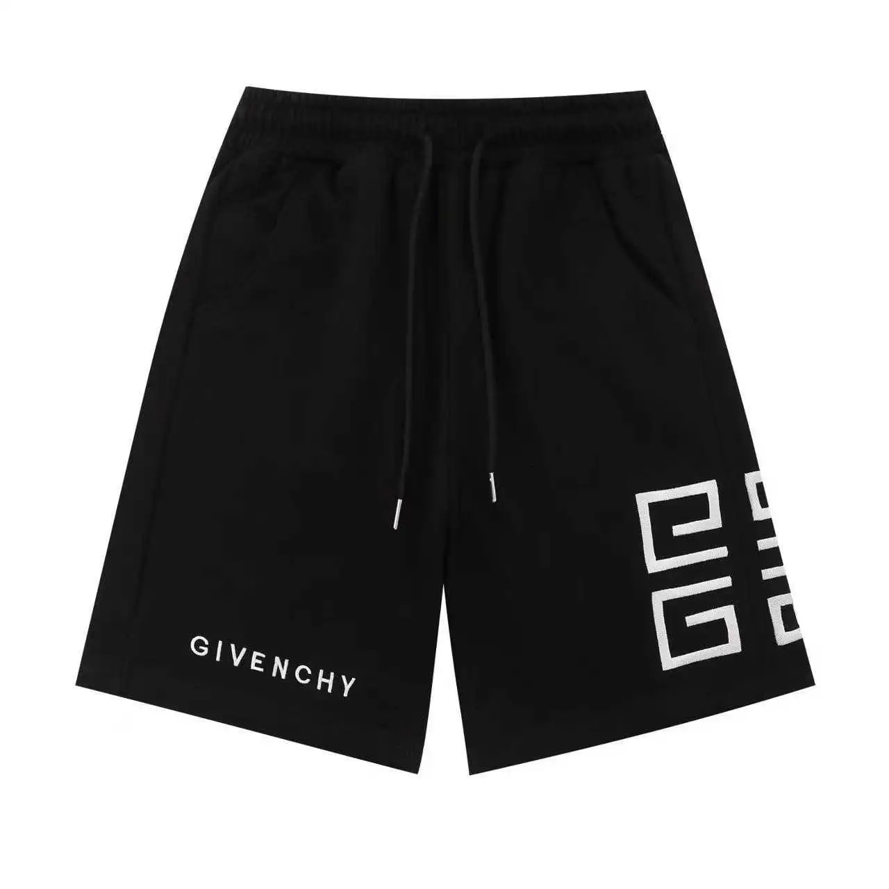 Prada Shorts Elastic-Waist Nylon Logo-Plaque — 4