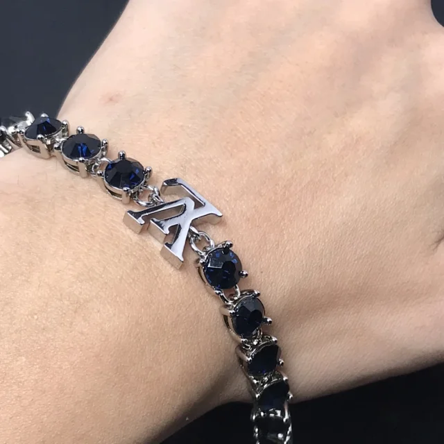 Louis Vuitton Jewelry Cuban Link Bracelet with Monogram Engraving product detail image 47