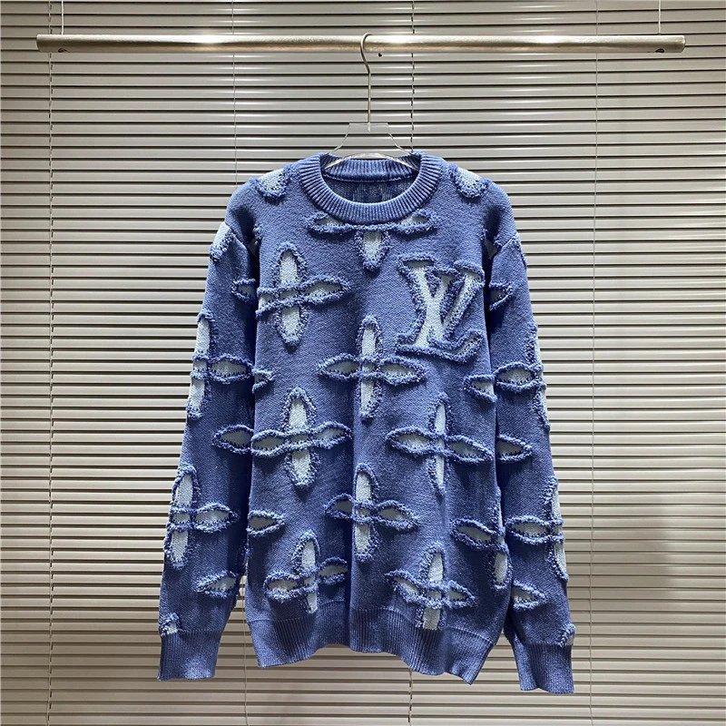Louis Vuitton Knitwear LV Monogram intarsia crewneck sweater image 7