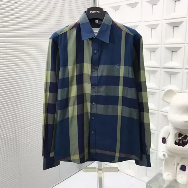 Burberry Shirts Check Button-Down Shirt product detail image 3
