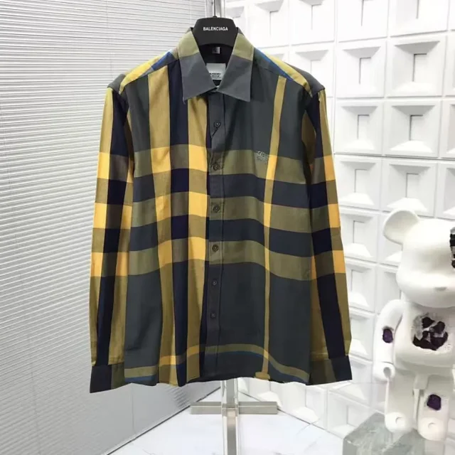 Burberry Shirts Check Button-Down Shirt product detail image 4