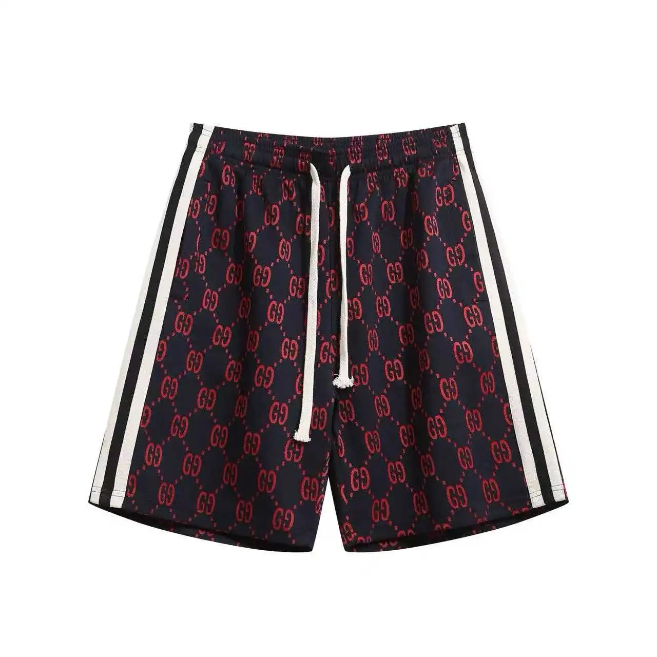 Prada Shorts Elastic-Waist Nylon Logo-Plaque image 5