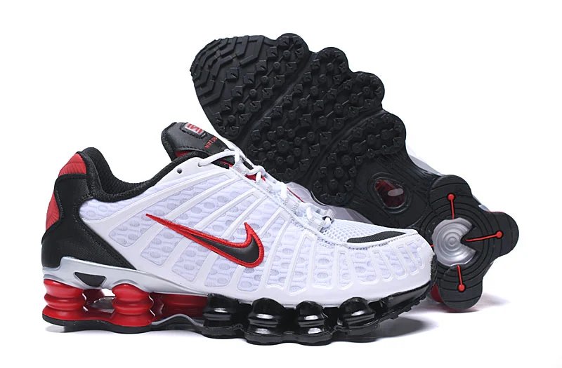 white, red, black