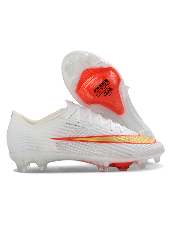 Nike Air Zoom Mercurial Vapor 16 Elite FG White Gold Bright Crimson
