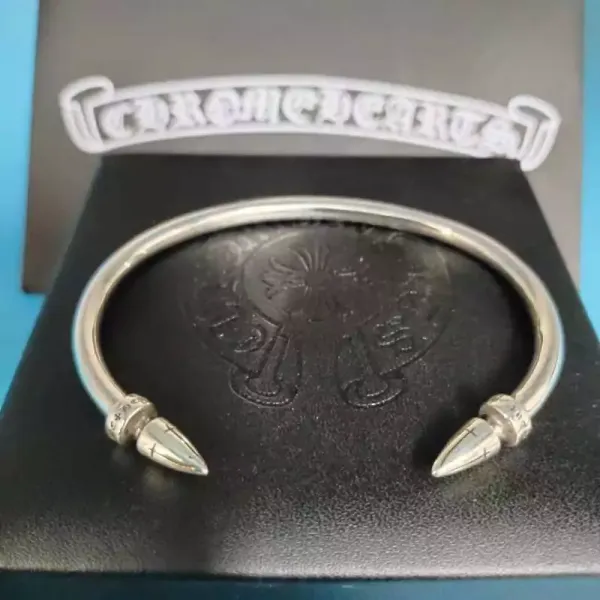 Chrome Hearts Spike Cuff Silver Bracelet Jewelry - 1