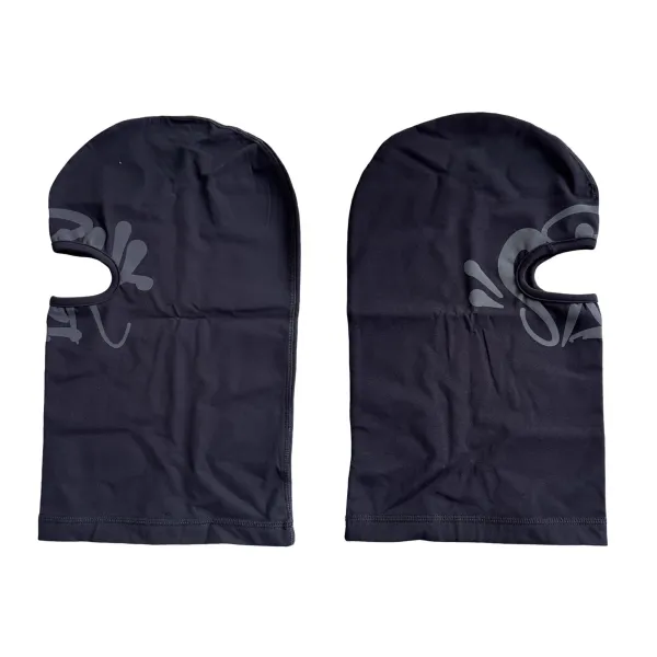 Design Balaclava with Abstract Graphic Print Black Accessories - 1