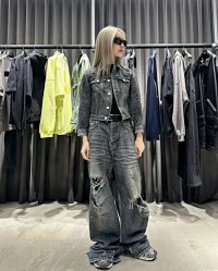 Balenciaga Mud Distressed Denim — seller photo 5