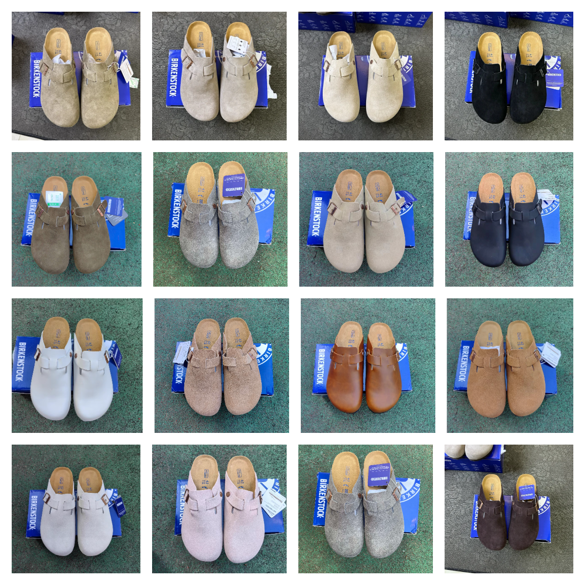 Bir-kens-tock lightweight casual closed toe slippers 2024 most popular slippers series color collection