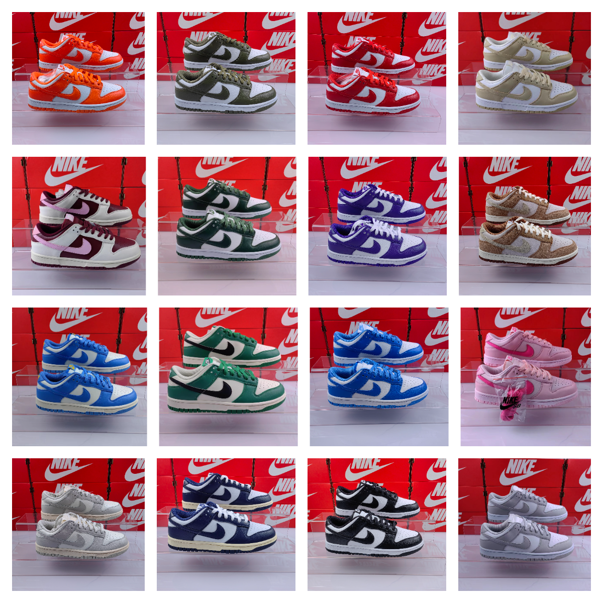 G Edition N-k Du-nk Low Series Collection Men's and Women's Casual Sneakers