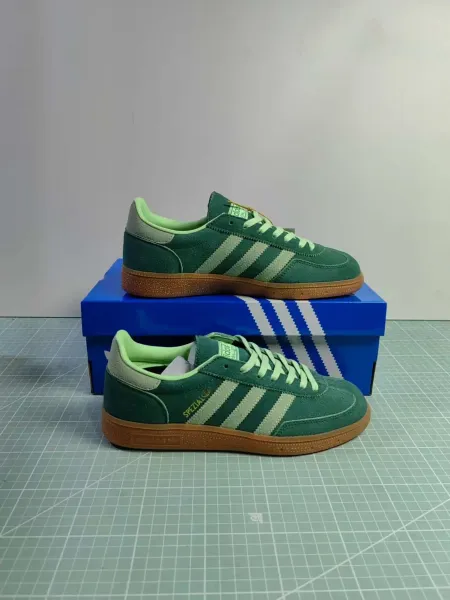 Adidas Originals Spezial Green Glow Sneakers - 1