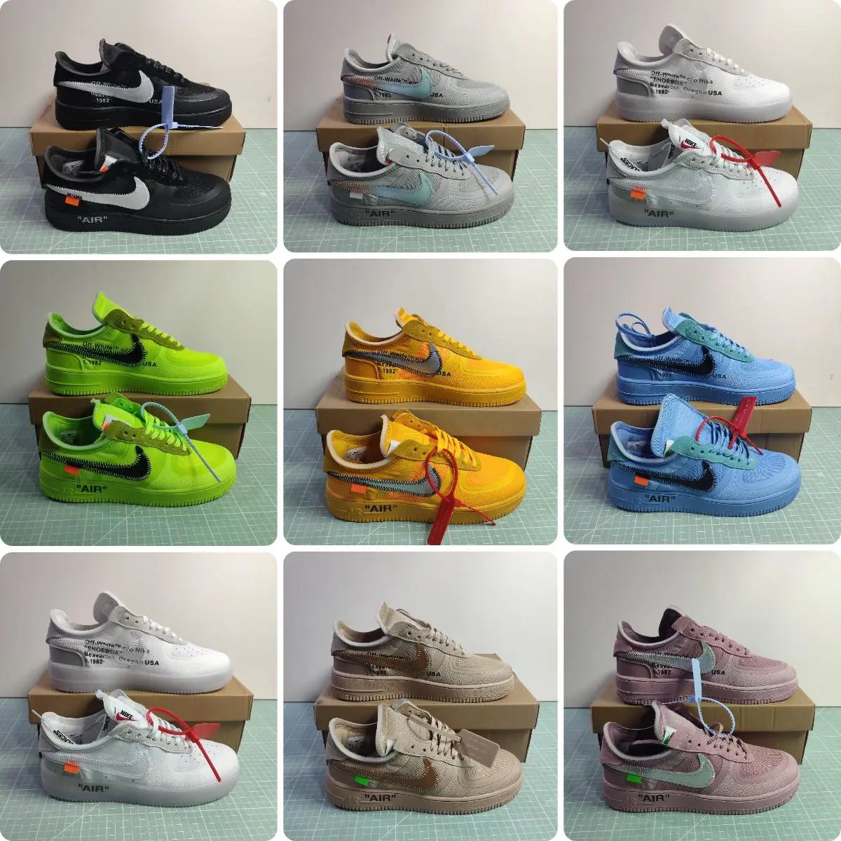 Off White x NK A i r For ce 1 Low collaboration