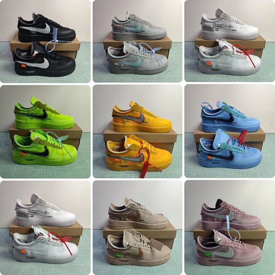 Off White x NK A i r For ce 1 Low collaboration