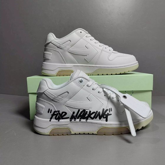 O F F W H IT E casual low cut fashionable board shoes arrow shoes white and black