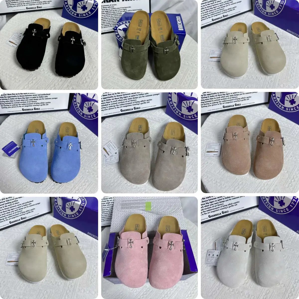 Birkenstock / CHROME HEARTS - Most Popular Boston Clogs
