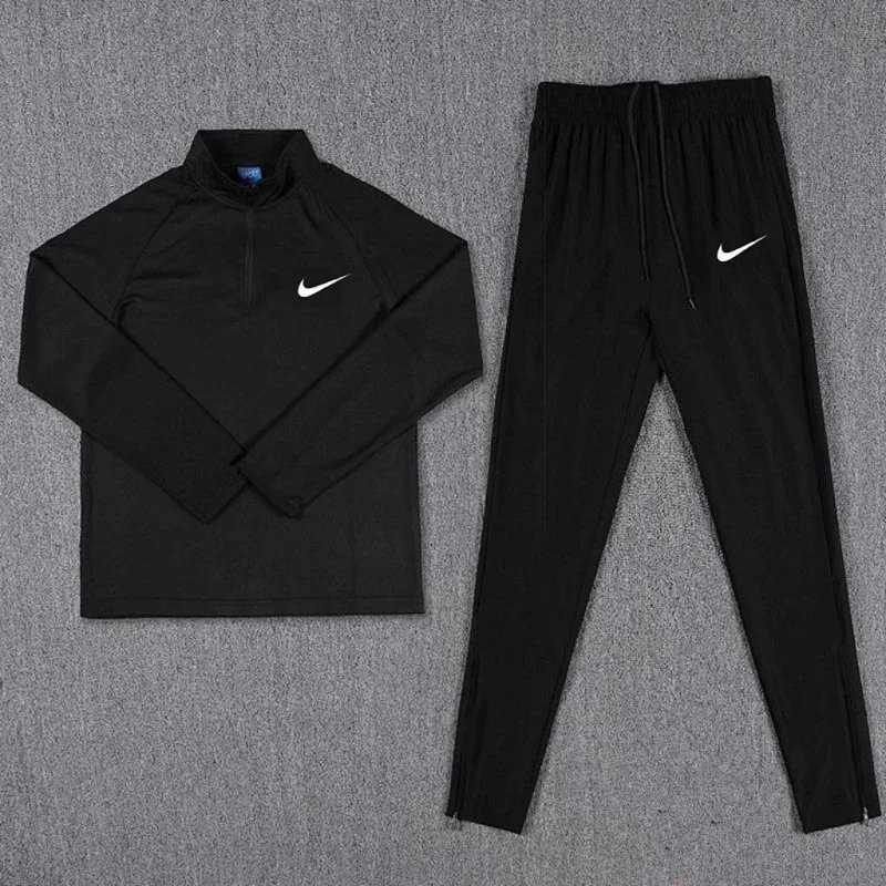 Reflective Hook Quick Drying Long Sleeve Set Black
