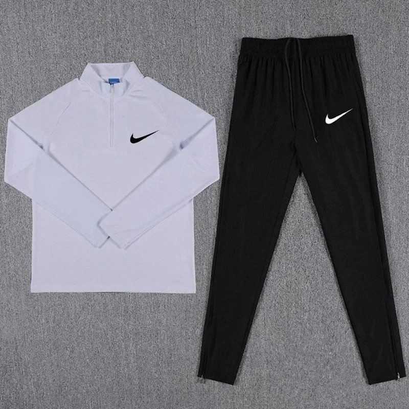 Reflective Hook Quick Drying Long Sleeve Set White