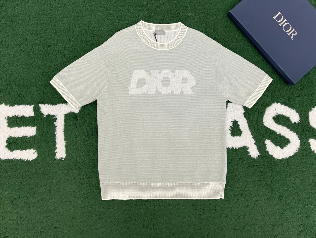 Dior Knitted Fabric T-Shirt