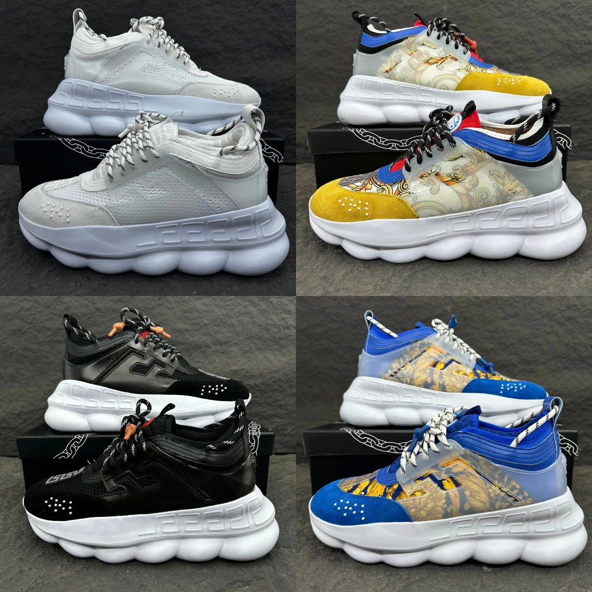 Chain Reaction Platform Sneakers Size 35-45