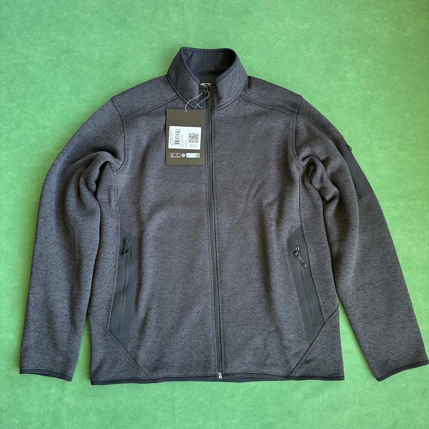 Covert fleece jacket (black)