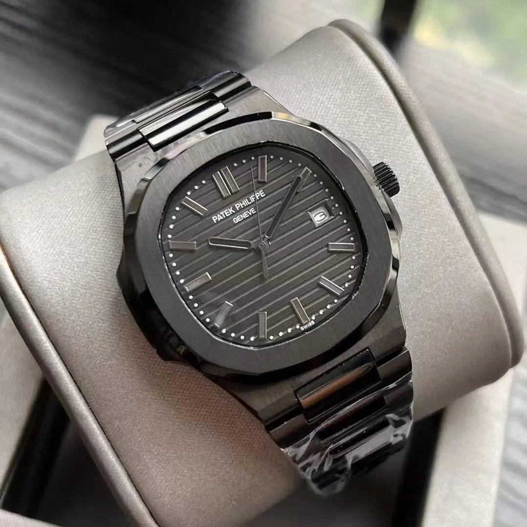 Black Case · Black Dial Steel Band