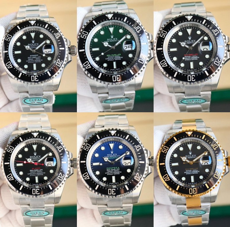 Rolex C 43mm Watch Clean