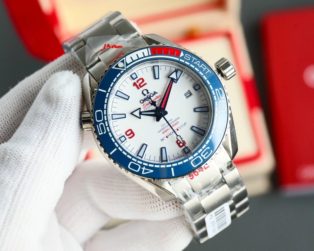 Omega Seamaster Professional Chronometer Gray and Orange Mechanical Watch Watches - 14