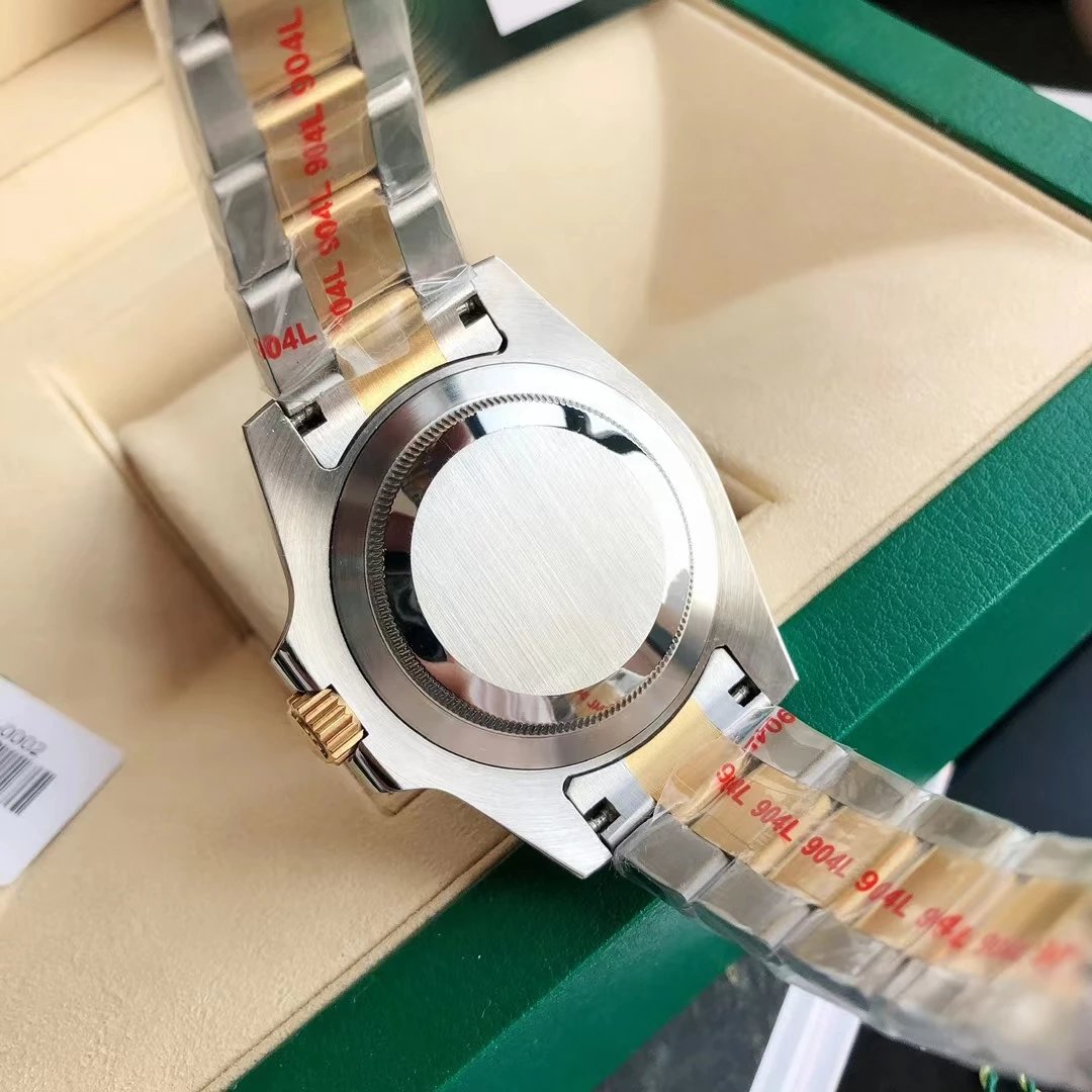 Rolex Submariner 116618LN Gold Black Dial Mechanical Watch - 38
