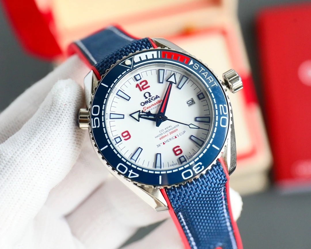 Omega Seamaster Professional Chronometer Gray and Orange Mechanical Watch Watches - 24