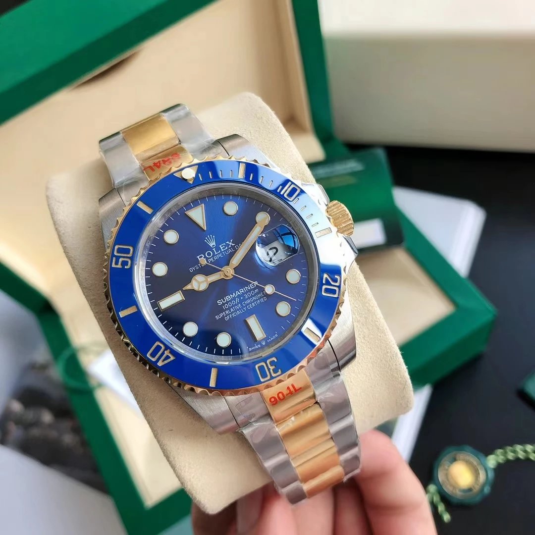 Rolex Submariner 116618LN Gold Black Dial Mechanical Watch - 23